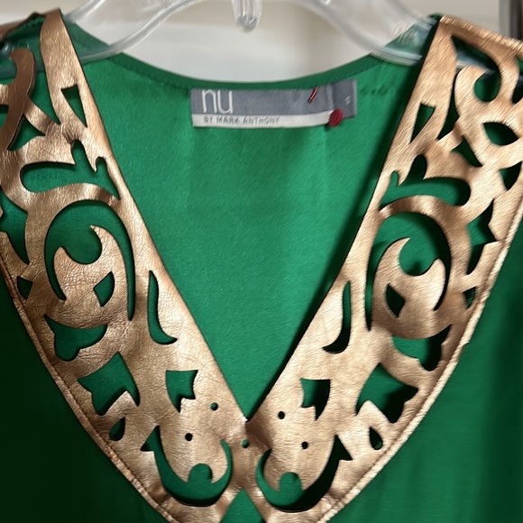 Green Dress size Small NU by Mark Anthony - Picture 2 of 4